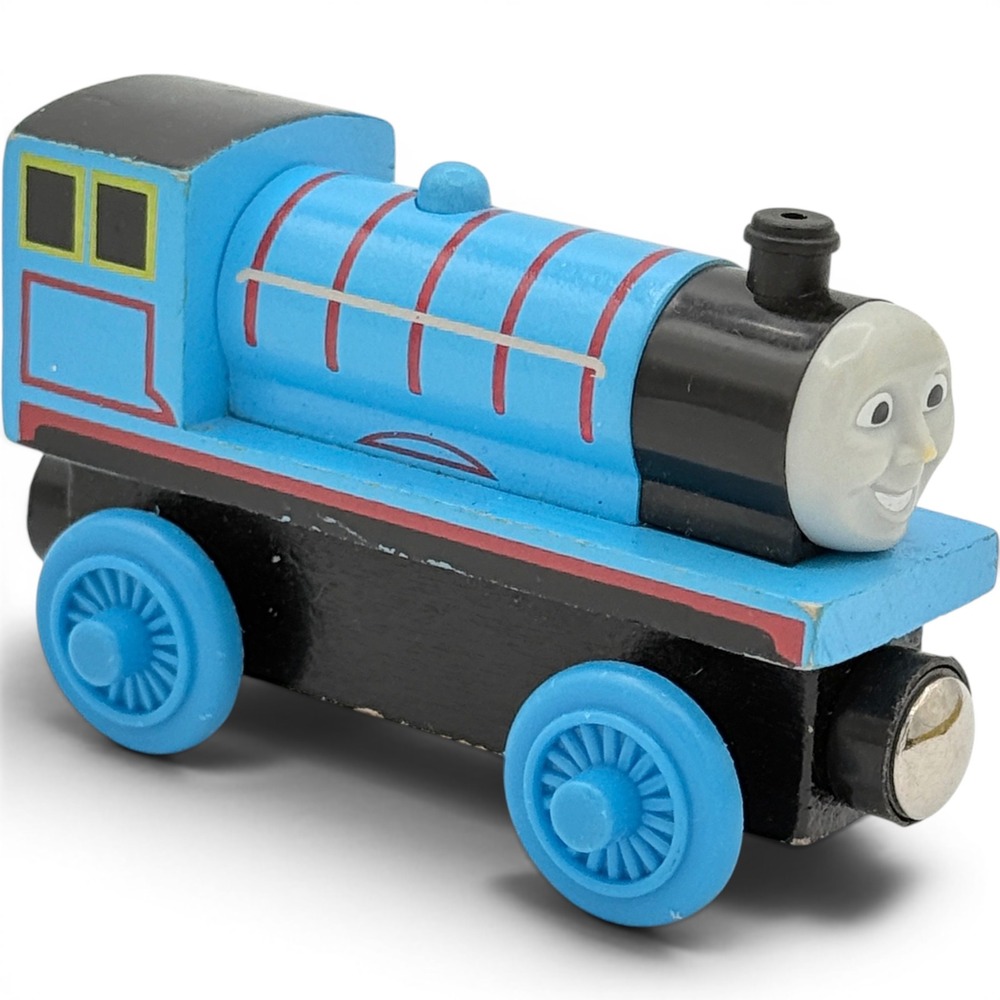 Vintage 2003 Learning Curve Thomas Friends Wooden Edward Engine Train Magnetic